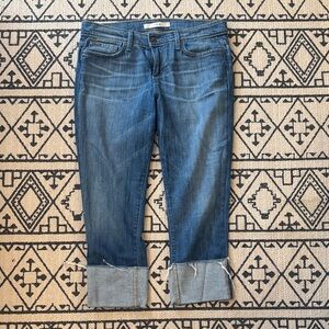 Joe's Jeans Cropped Ankle Blue Denim